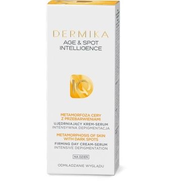 Dermika Age&Spot Intelligence Krem - serum ujędrniające na dzień dla cery z przebarwieniami (50 ml)