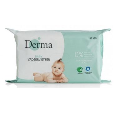 Derma Eco Baby Wipes chusteczki nawilżane 64