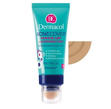 Dermacol Acnecover Make-Up & Corrector podkład z korektorem do skóry trądzikowej 04 30ml