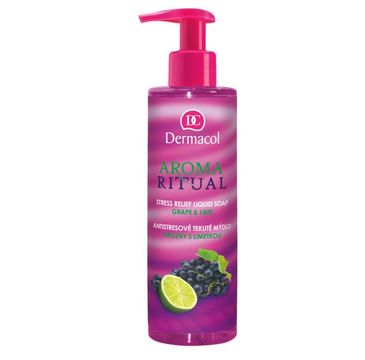 Dermacol Aroma Ritual Stress Relief Liquid Soap mydło w płynie Grape & Lime 250ml