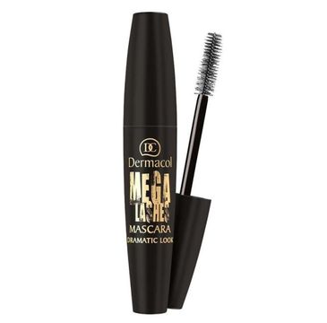 Dermacol Mega Lashes Dramatic Look Mascara tusz do rzęs zwiększający objętość Black (13 ml)