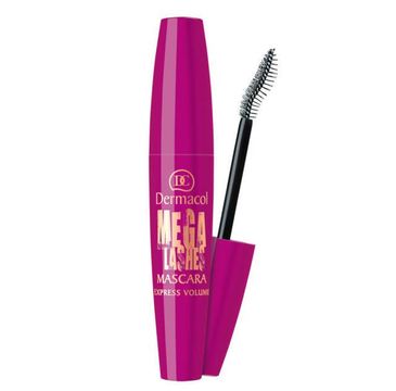 Dermacol Mega Lashes Express Volume Mascara pogrubiająco-wydłużający tusz do rzęs Black (12.5 ml)