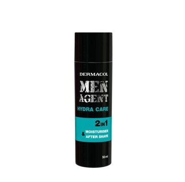 Dermacol Men Agent Hydra Care 2in1 Moisturiser & After Shave nawilżający balsam po goleniu 50ml