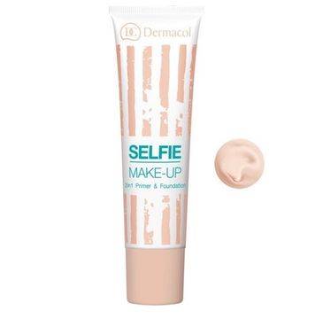 Dermacol Selfie Make-Up 2in1 Primer & Foundation podkład i baza 01 25ml