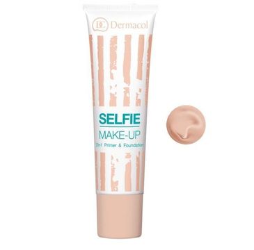 Dermacol Selfie Make-Up 2in1 Primer & Foundation podkład i baza 02 25ml