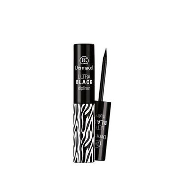 Dermacol Ultra Black Dipliner eyeliner w płynie (2.8 ml)