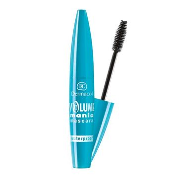 Dermacol Volume Mania Mascara Waterproof wodoodporny tusz do rzęs dodający objętości Black (9 ml)