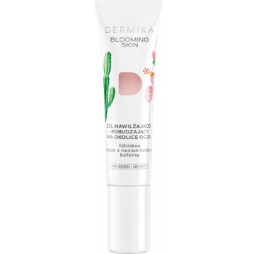 Dermika Blooming Skin żel nawilżająco-pobudzający na okolice oczu (15 ml)