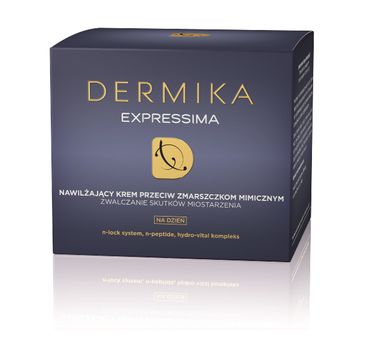 Dermika Expressima krem nawilżający przeciw zmarszczkom mimicznym na dzień 50 ml