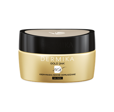 Dermika Gold Total Benefit 24K krem-maska do twarzy regenerujący na noc 150 ml