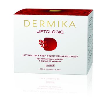 Dermika Liftologiq 50+ krem liftingujący przeciwzmarszczkowy na dzień 50 ml