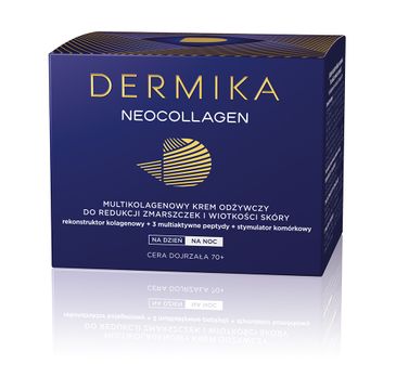 Dermika Neocollagen 70+ krem do twarzy odżywczy na dzień i noc 50 ml