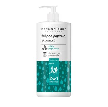 DermoFuture – Daily Care Żel pod prysznic aktywność 2w1 mięta pieprzowa do każdego rodzaju skóry (500 ml)