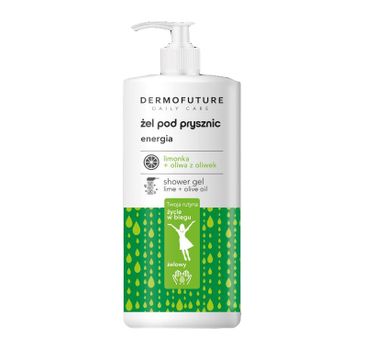 DermoFuture – Daily Care Żel pod prysznic energia limonka+oliwa z oliwek - do każdego rodzaju skóry (500 ml)