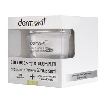 Dermokil Collagen+Biocomplex SPF30 przeciwzmarszczkowy krem do twarzy ma dzień 50ml