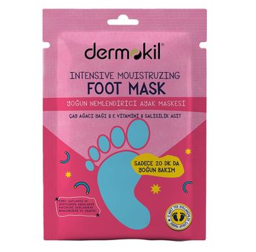 Dermokil Intensive Mouistruzing Foot Mask intensywnie nawilżająca maska do stóp 30ml