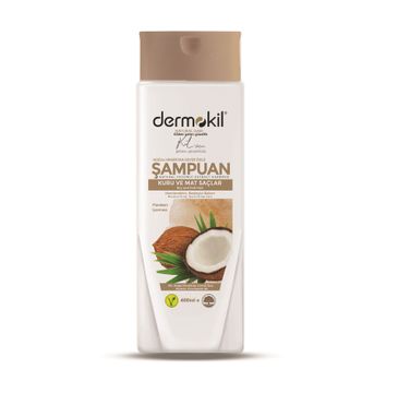 Dermokil Natural Hair szampon do włosów suchych Coconut 400ml