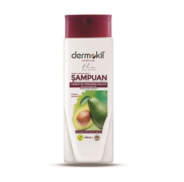 Dermokil Natural Hair szampon do włosów zniszczonych Avocado 400ml