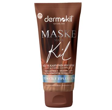 Dermokil Natural Skin Clay And Coffee Clay Mask maska do twarzy z glinki i kawy 75ml