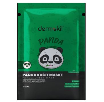 Dermokil Sheet Mask maseczka do twarzy w płachcie Panda 20ml