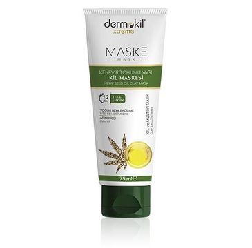 Dermokil Xtreme Hemp Seed Oil Clay Mask maseczka do twarzy z olejem konopnym 75ml