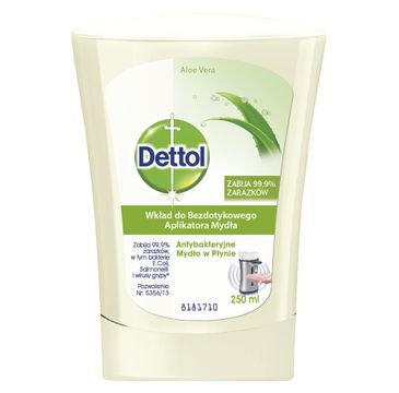 Dettol Aloe Vera bezdotykowe mydło w płynie - wkład 250ml