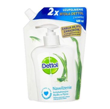 Dettol Nawilżenie antybakteryjne mydło w płynie zapas 500ml