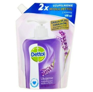 Dettol Ukojenie antybakteryjne mydło w płynie zapas 500ml