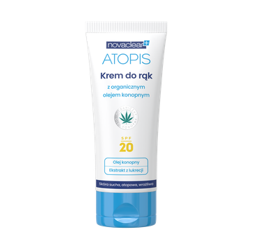 Novaclear Atopis – krem do rąk z organicznym olejem konopnym (50 ml)