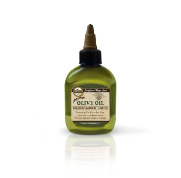 Difeel Premium Natural Hair Olive Oil olejek do w艂os贸w suchych z oliw膮 z oliwek (75 ml)