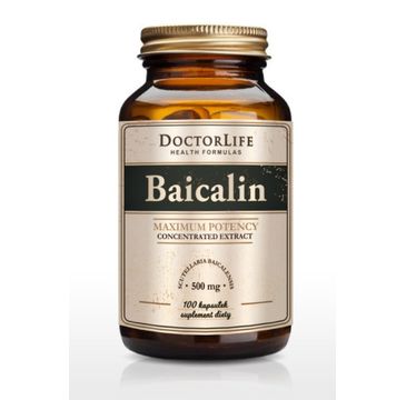 Doctor Life Baicalin tarczyca bajkalska 500mg suplement diety 100 kapsułek