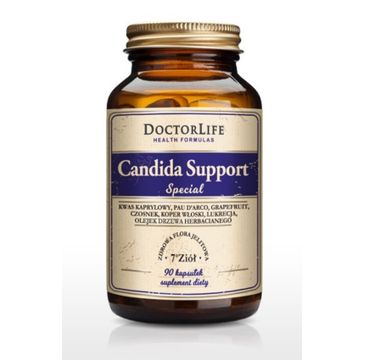 Doctor Life Candida Support Special 7 ziół suplement diety 90 kapsułek