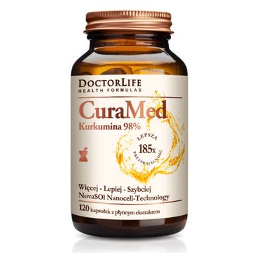 Doctor Life CuraMed NanoCell biodostępna nano kurkuma 720mg suplement diety 120 kapsułek