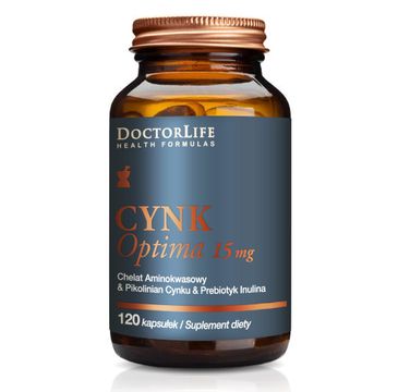 Doctor Life Cynk Optima 15mg suplement diety (120 kapsułek)