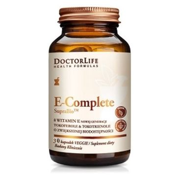 Doctor Life E-Complete SupraBio 8 witamin E nowej generacji suplement diety 30 kapsułek