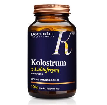 Doctor Life Kolostrum z Laktoferyną suplement diety (100 g)