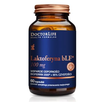 Doctor Life Laktoferyna bLF 100mg suplement diety wspomagający odporność (60 kapsułek)