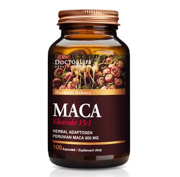 Doctor Life Maca ekstrakt 15:1 suplement diety 100 kapsułek