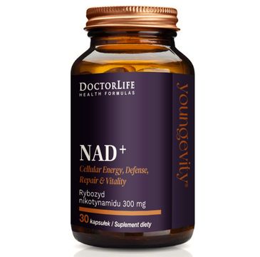 Doctor Life NAD+ Rybozyd Nikotynamidu suplement diety 30 kapsułek