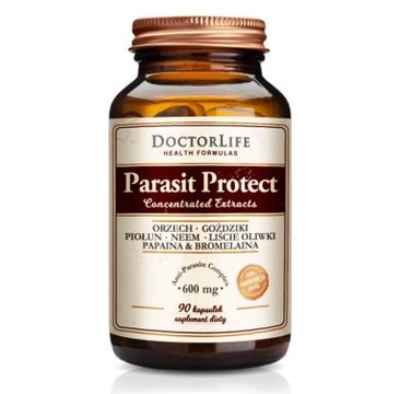 Doctor Life Parasit Protect wsparcie jelit 600mg suplement diety 90 kapsułek