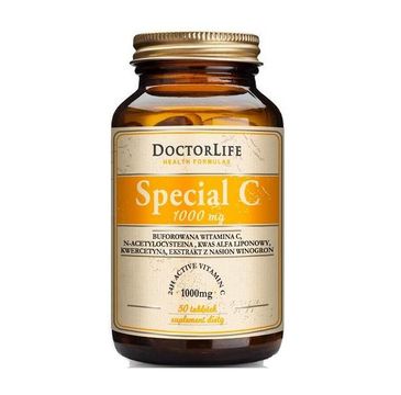 Doctor Life Special C 24h Active Vitamin C 1000mg suplement diety 50 tabletek