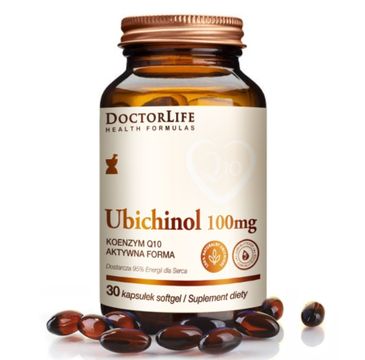 Doctor Life Ubichinol koenzym Q10 aktywna forma 100mg suplement diety 30 kapsułek