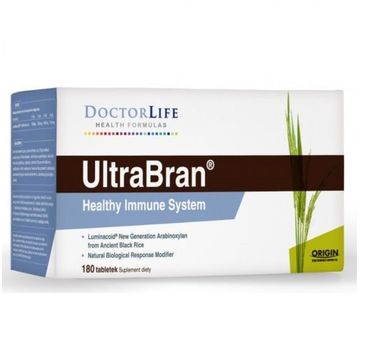 Doctor Life UltraBran suplement diety zdrowy układ odpornościowy 180 tabletek