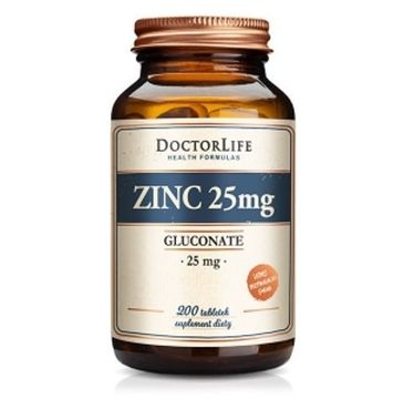 Doctor Life Zinc 25mg suplement diety 200 tabletek