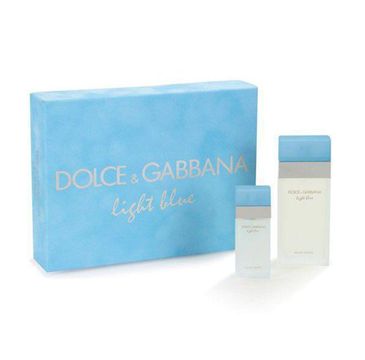 Dolce & Gabbana Light Blue Woman zestaw woda toaletowa spray 100ml + woda toaletowa 25ml (1 szt.)