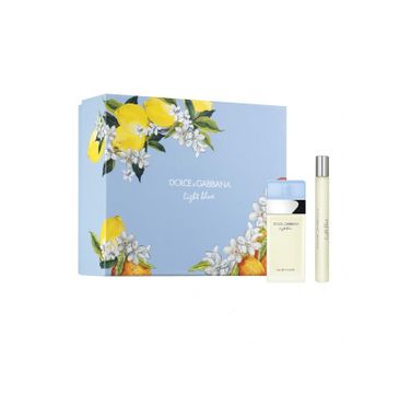Dolce & Gabbana – Light Blue Woman zestaw woda toaletowa spray 25ml + miniatura wody toaletowej spray 10ml (1 szt.)