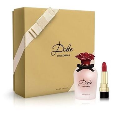 Dolce&Gabbana Dolce Rosa Excelsa zestaw prezentowy woda perfumowana spray 50 ml + Matte Lipstick 3,5 g