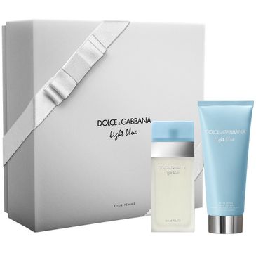 Dolce&Gabbana Light Blue Pour Femme zestaw woda toaletowa spray 25ml + krem do ciała 50ml