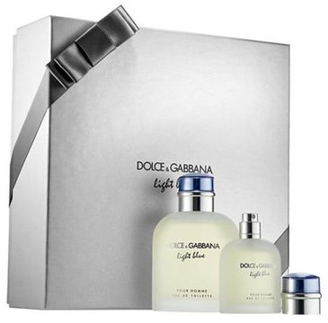 Dolce&Gabbana Light Blue Pour Homme zestaw woda toaletowa spray 125ml + woda toaletowa spray 40ml