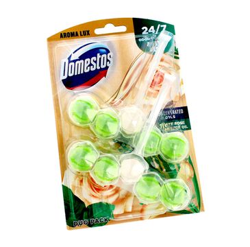 Domestos DUO Kostka WC Power 5+ koszyk -Tea (2 x 55 g)